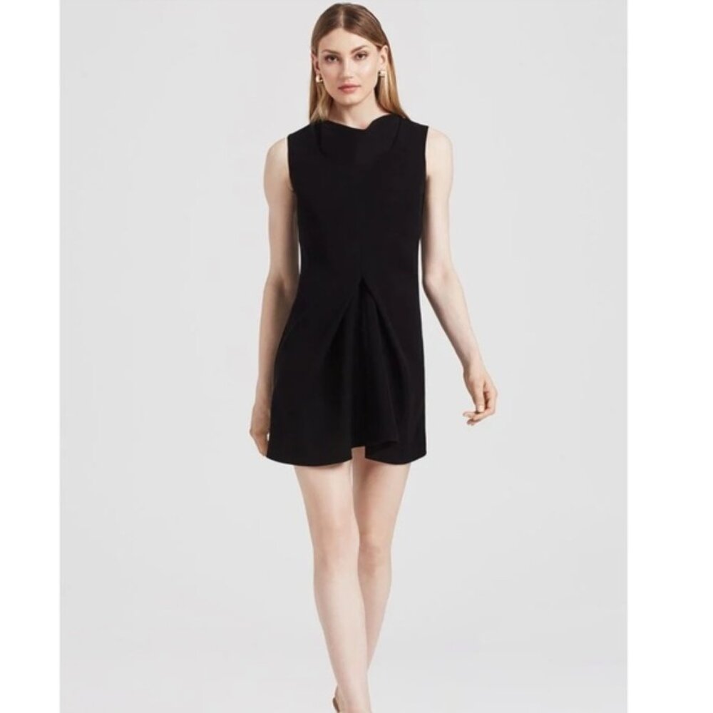 Lisa Qu Origami dress black